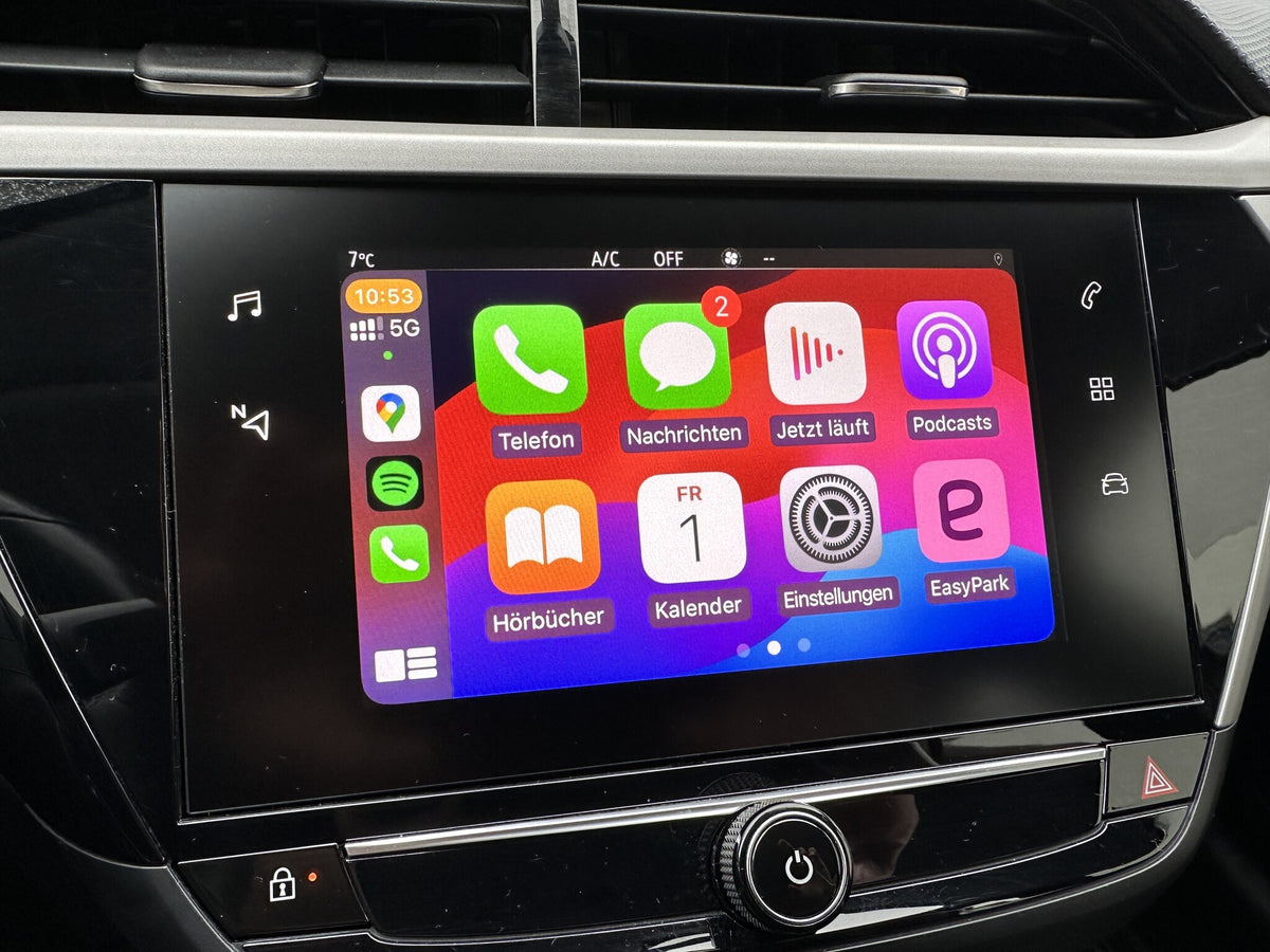 Original Apple CarPlay + Android Auto Opel Corsa F