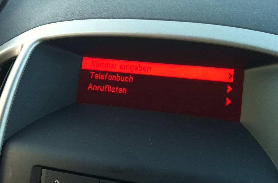 Freisprechanlage CD 400 (bis einschließlich MJ2013)