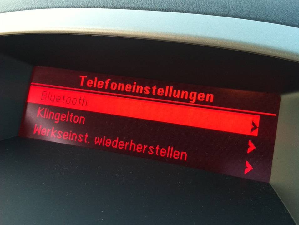 Freisprechanlage CD 400 (bis einschließlich MJ2013)
