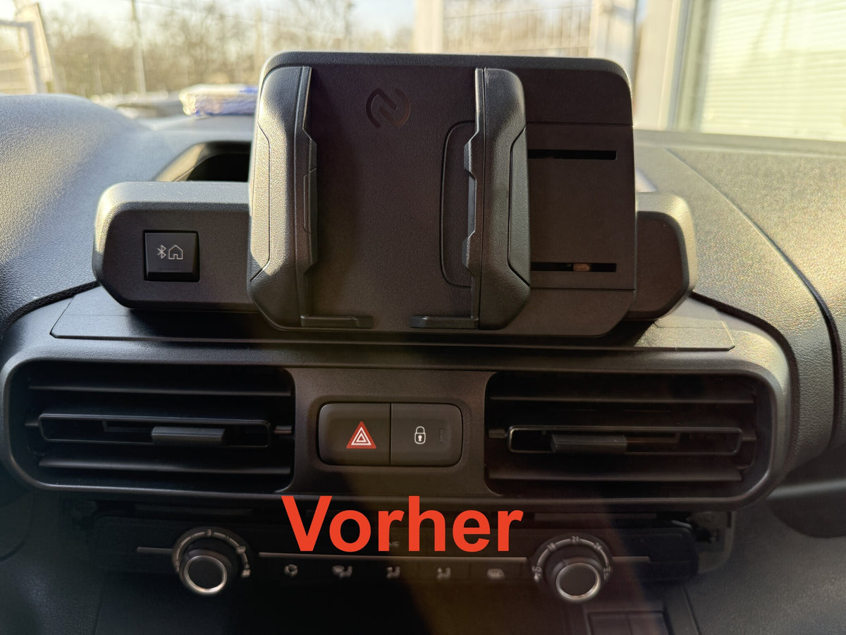 Handyhalterung vorhanden